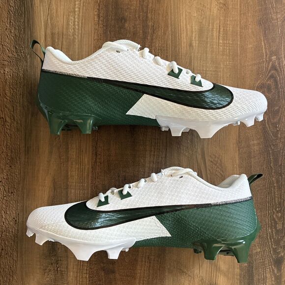 Nike Vapor Edge Speed 360 2 TB Men Size 13.5 White Green Football Cleats FN7764 main image 6